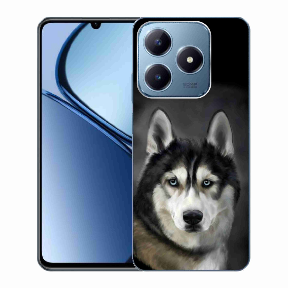 Gélový obal mmCase na Realme C63 - husky