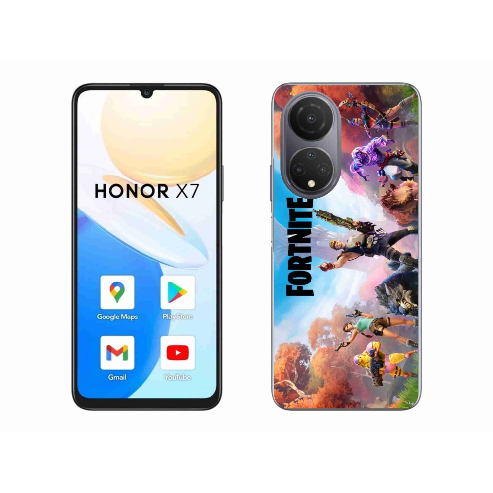 Gélový kryt mmCase na Honor X7 - fortnite 1