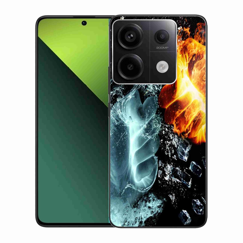 Gélový kryt mmCase na Xiaomi Redmi Note 13 Pro 5G/Poco X6 5G - voda a oheň