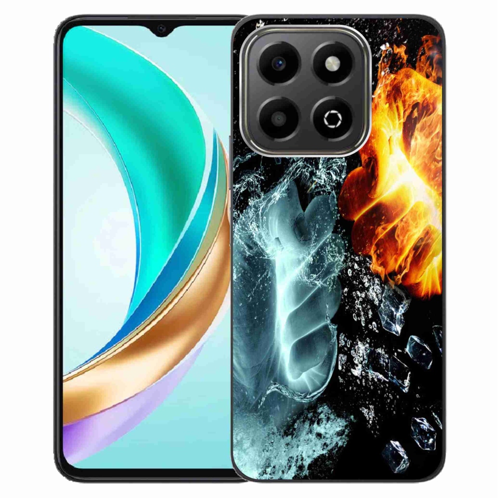 Gélový kryt mmCase na Honor X6b - voda a oheň