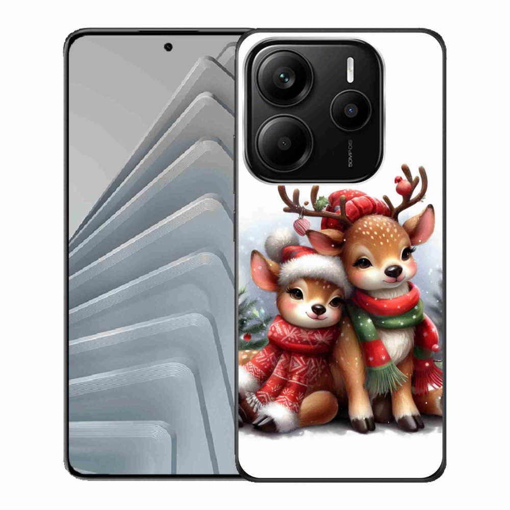 Gélový kryt mmCase na Xiaomi Redmi Note 14 5G - vianočný sobi