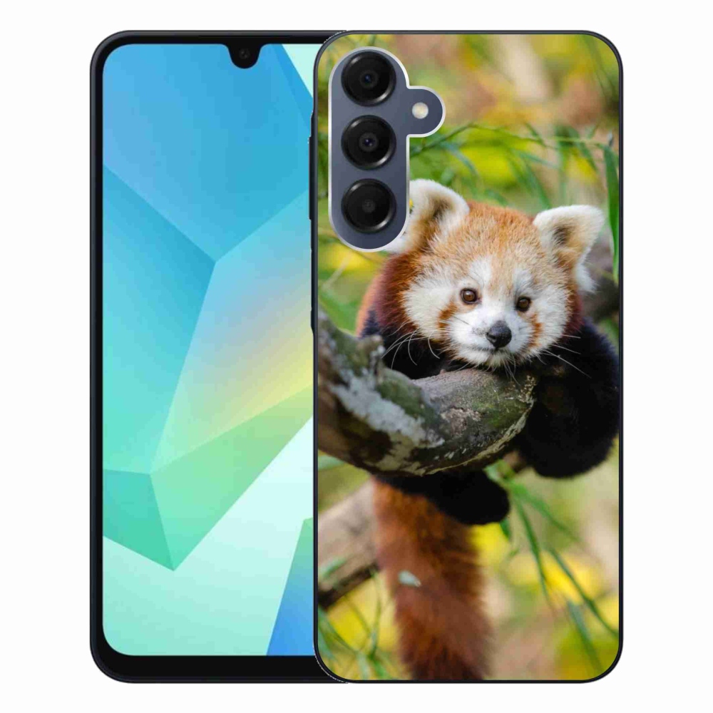 Gélový kryt mmCase na Samsung Galaxy A16 4G/5G - panda červená