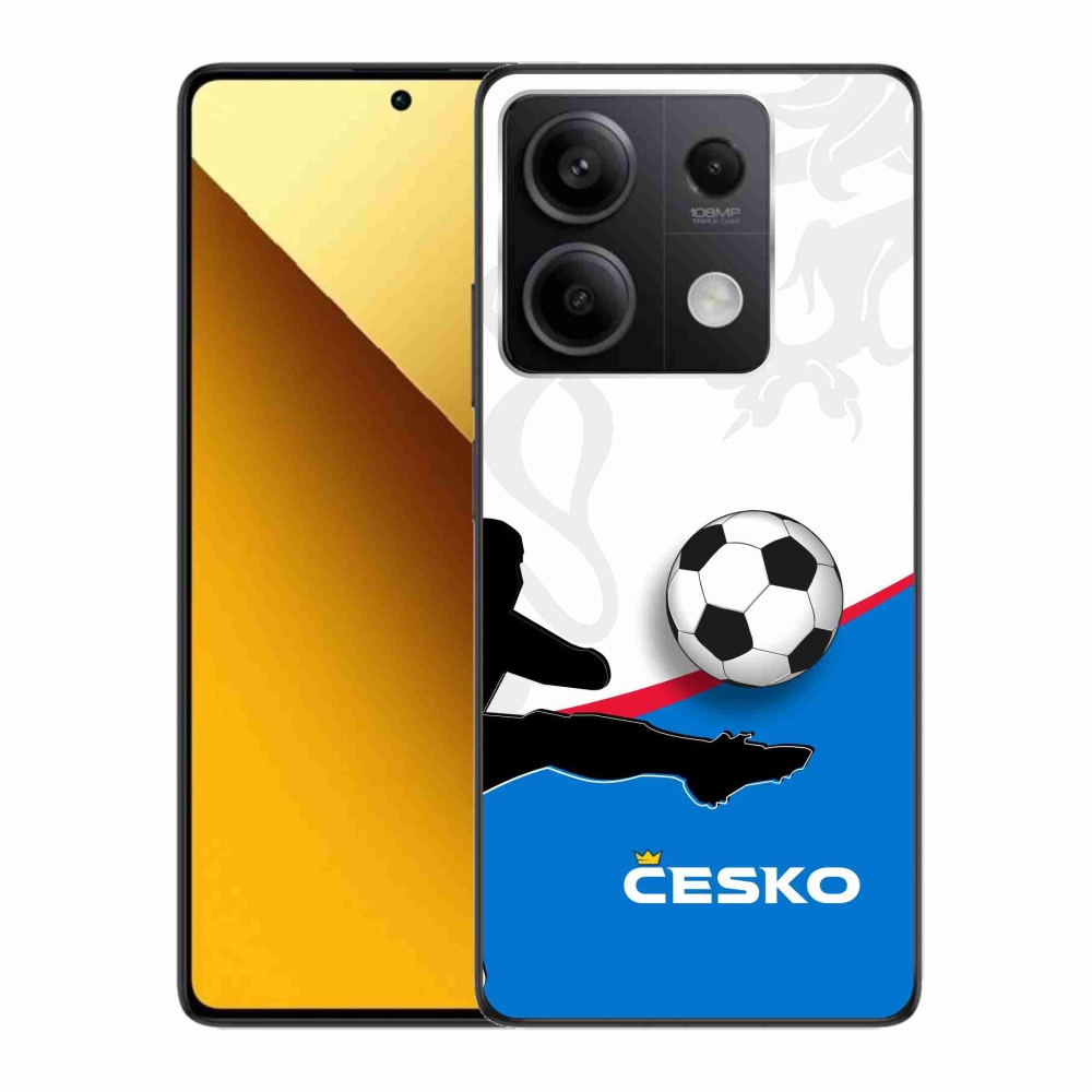 Gélový kryt mmCase na Xiaomi Redmi Note 13 5G - futbal Česko 3