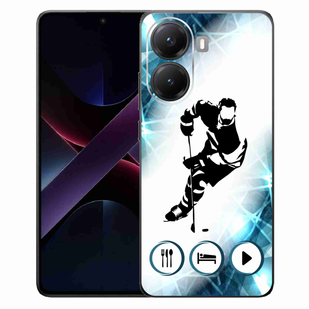 Gélový kryt mmCase na Xiaomi Poco X7 Pro 5G - hokej 1
