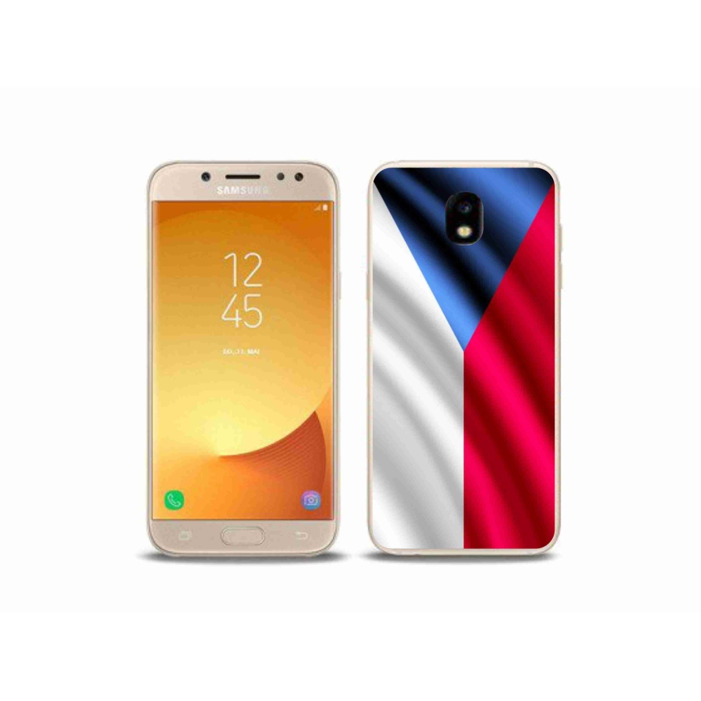 Gélový kryt mmCase na mobil Samsung Galaxy J5 (2017) - česká vlajka