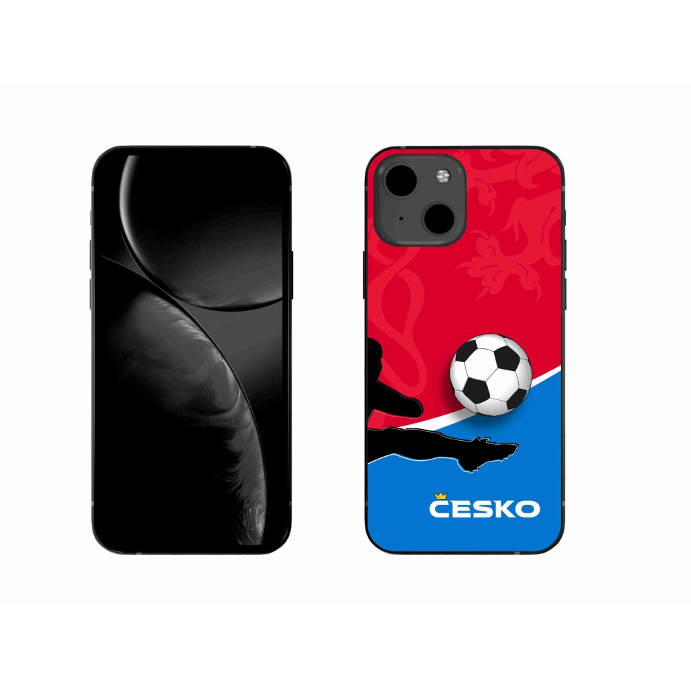 Gélový kryt mmCase na iPhone 13 6.1 - futbal Česko 2
