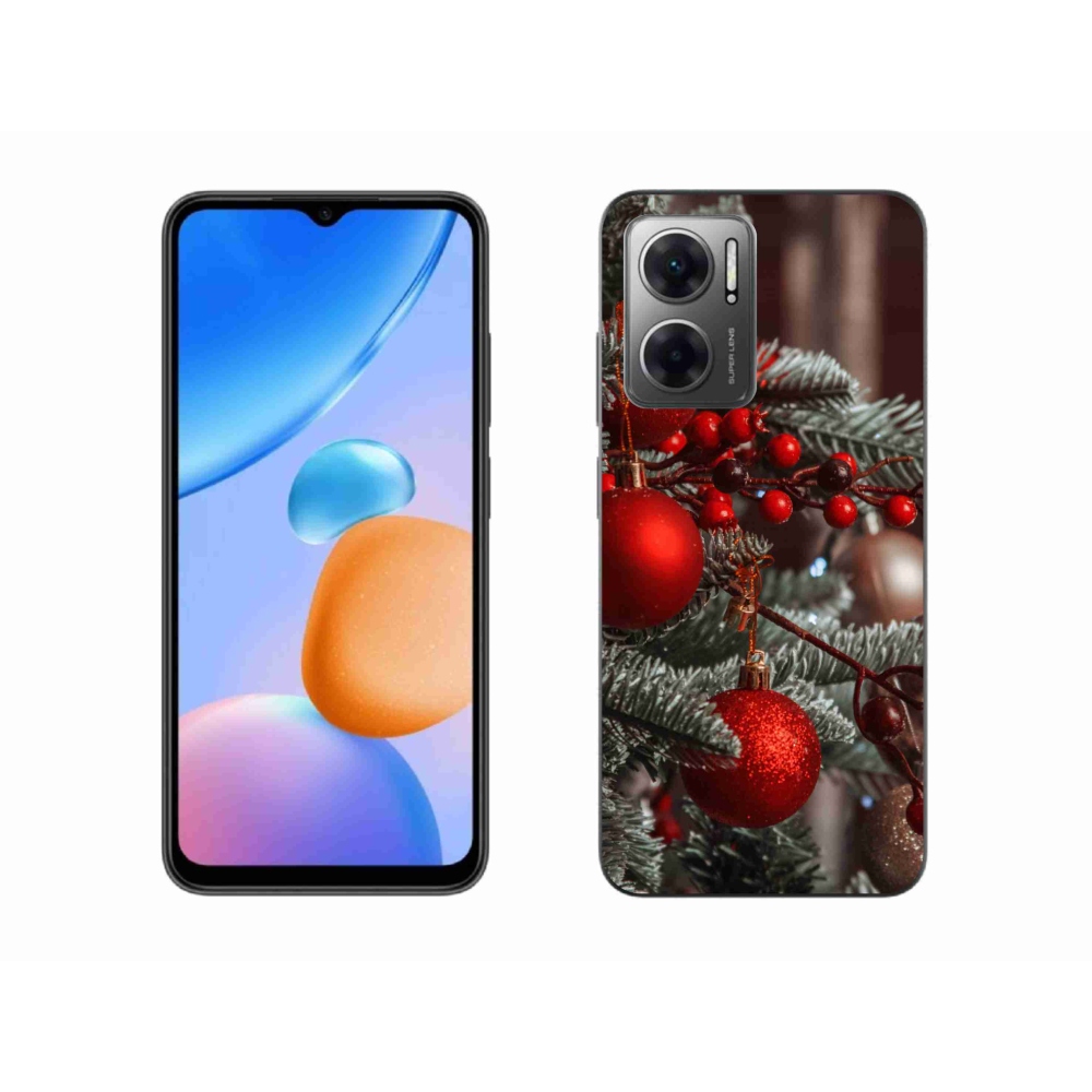 Gélový kryt mmCase na Xiaomi Redmi 10 5G - vianočné ozdoby 2