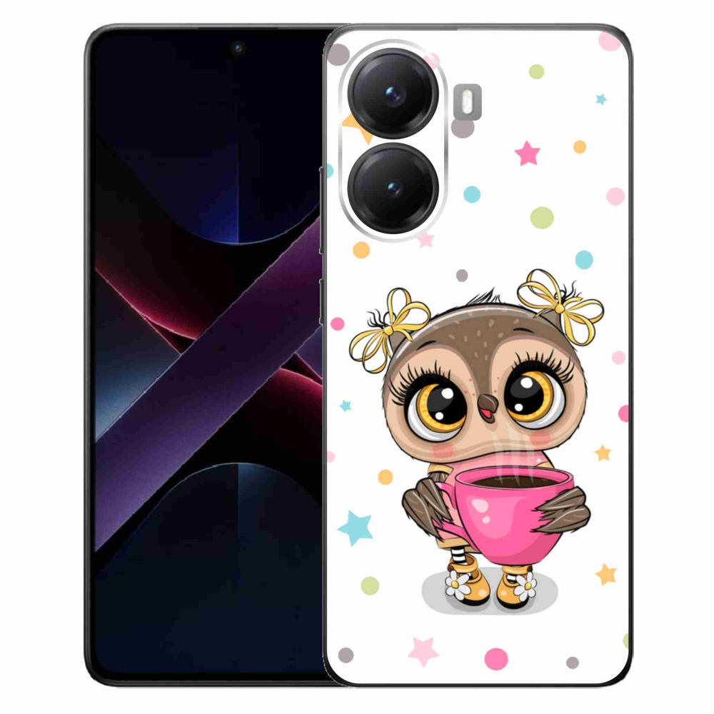 Gélový kryt mmCase na Xiaomi Poco X7 Pro 5G - kreslená sovička