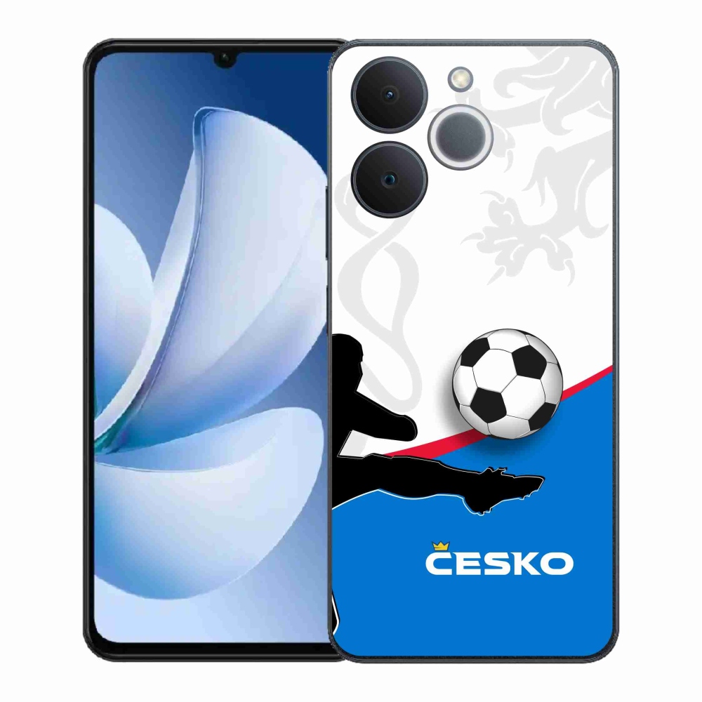 Gélový kryt mmCase na Realme Note 70T - futbal Česko 3
