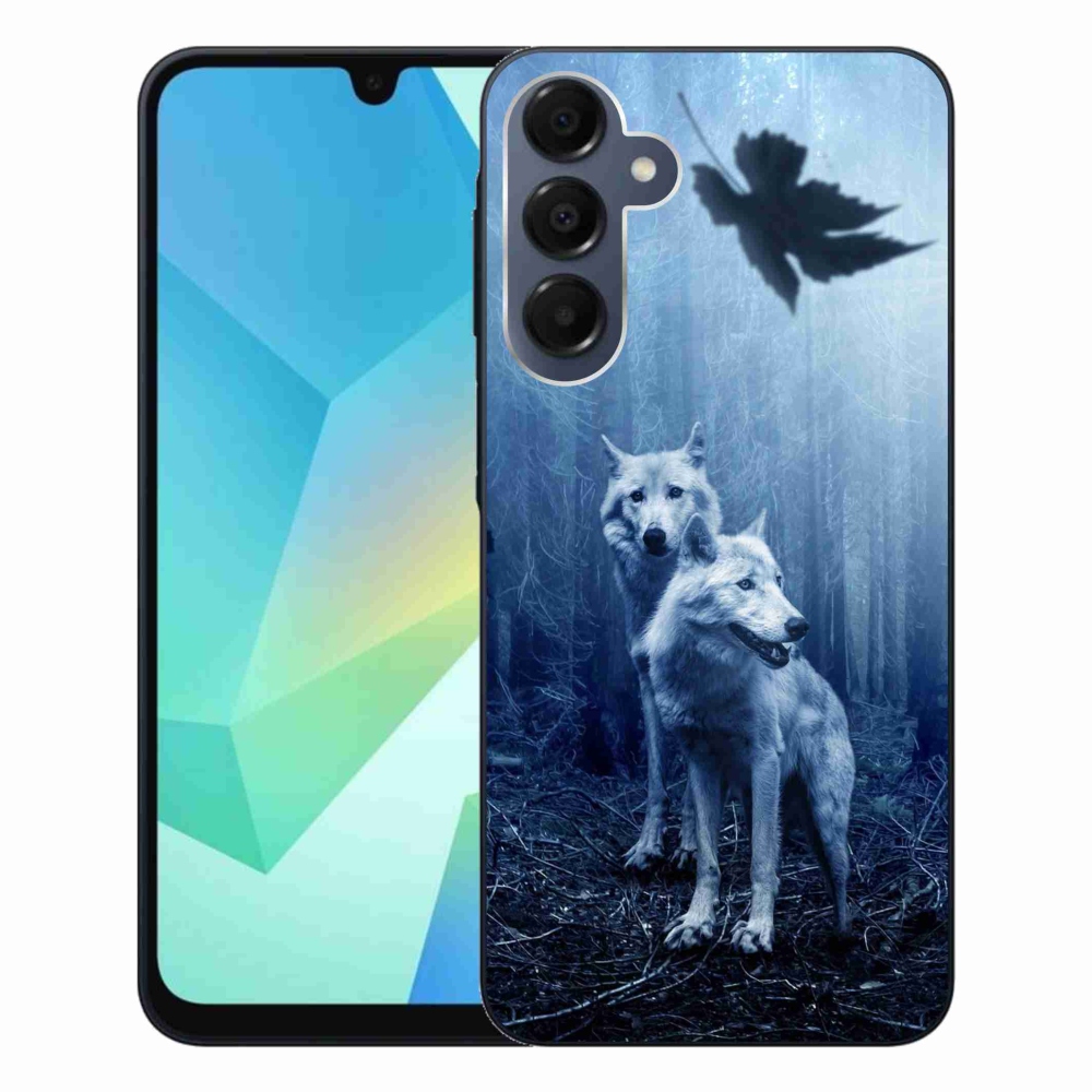 Gélový kryt mmCase na Samsung Galaxy A16 4G/5G - vlci v lese