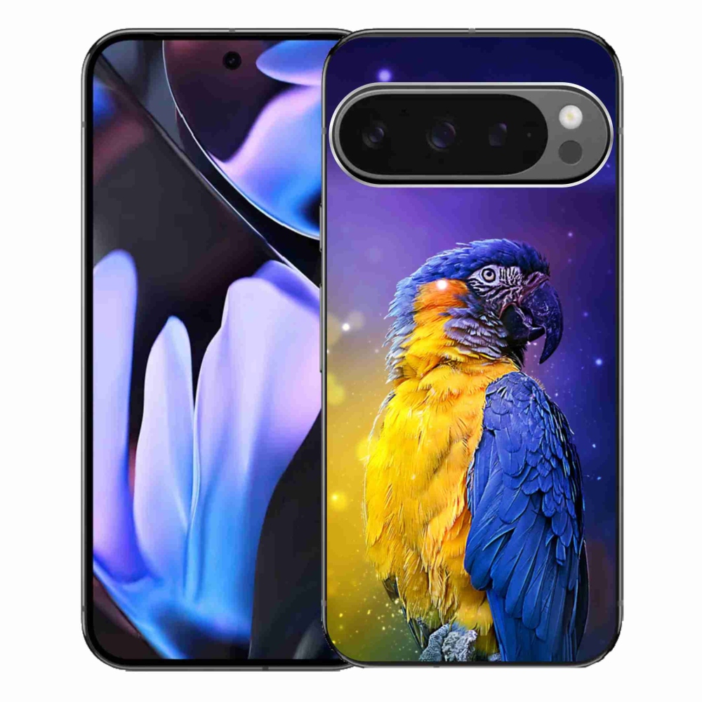 Gélový obal mmCase na Google Pixel 9 Pro XL - papagáj ara 1