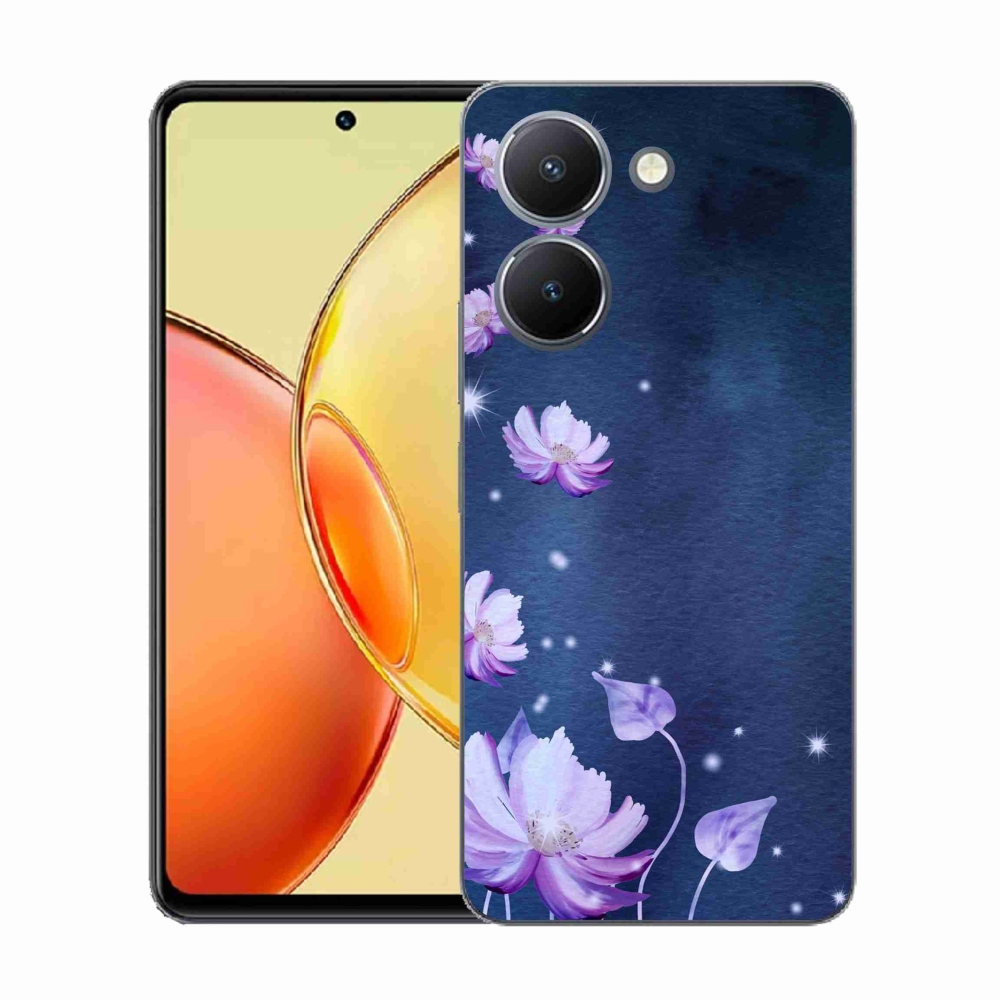 Gélový kryt mmCase na Vivo Y36 - padajúce kvety