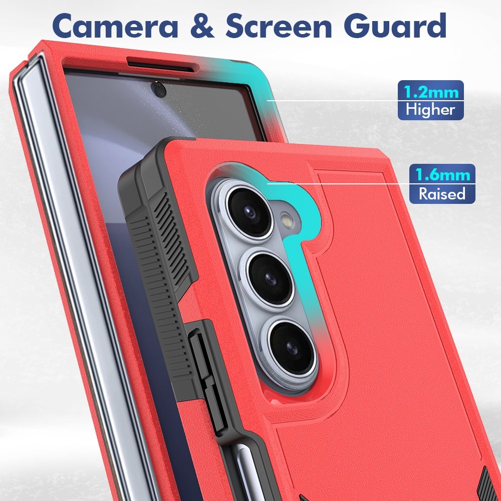 Case plastový kryt Samsung Galaxy Z Fold6 5G - červený