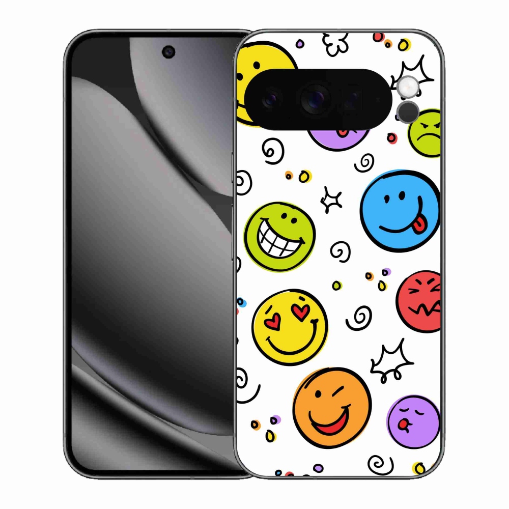 Gélový kryt mmCase na Google Pixel 10 Pro XL - smajlíci