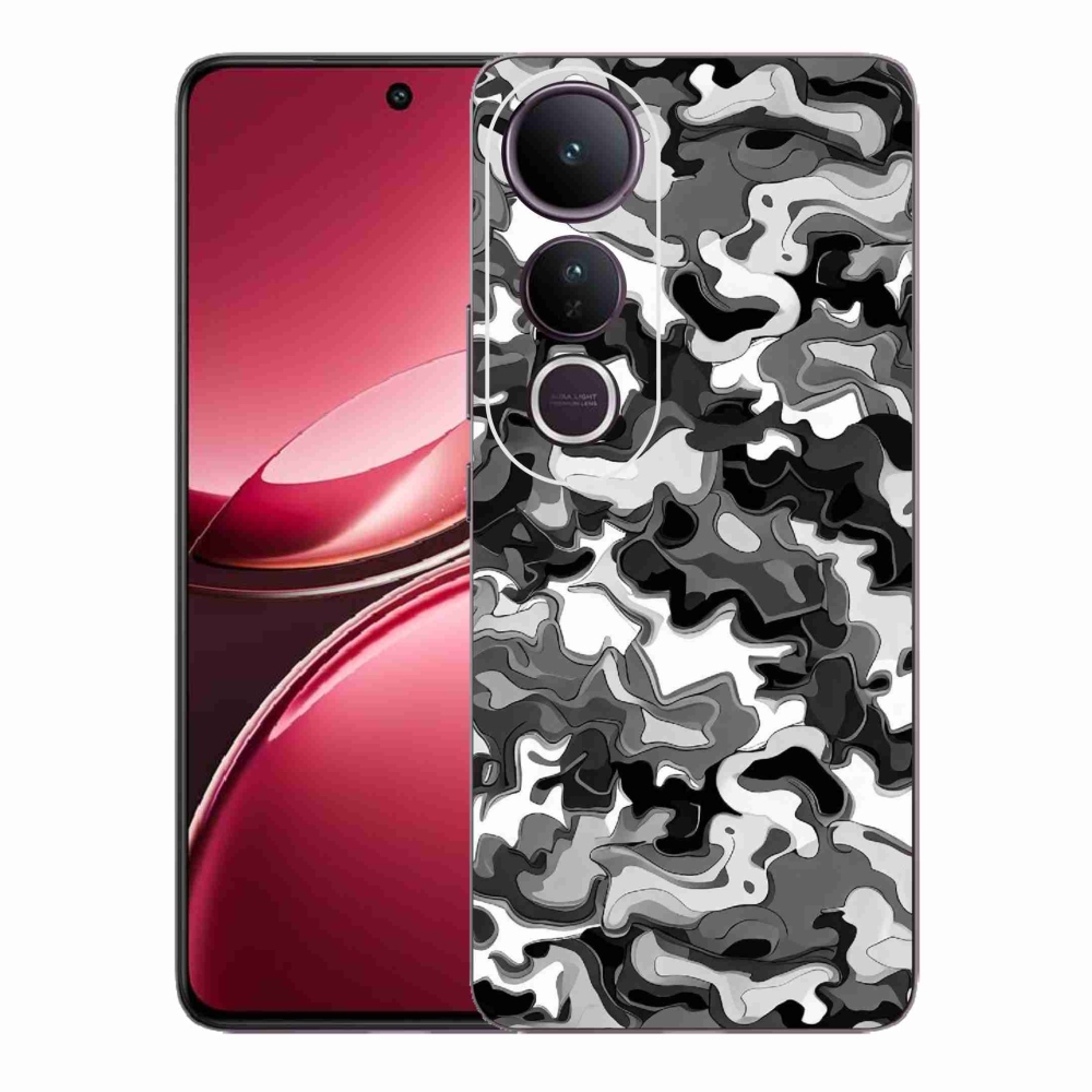 Gélový kryt mmCase na Vivo V50 Lite 4G/5G - maskáčový vzor 3