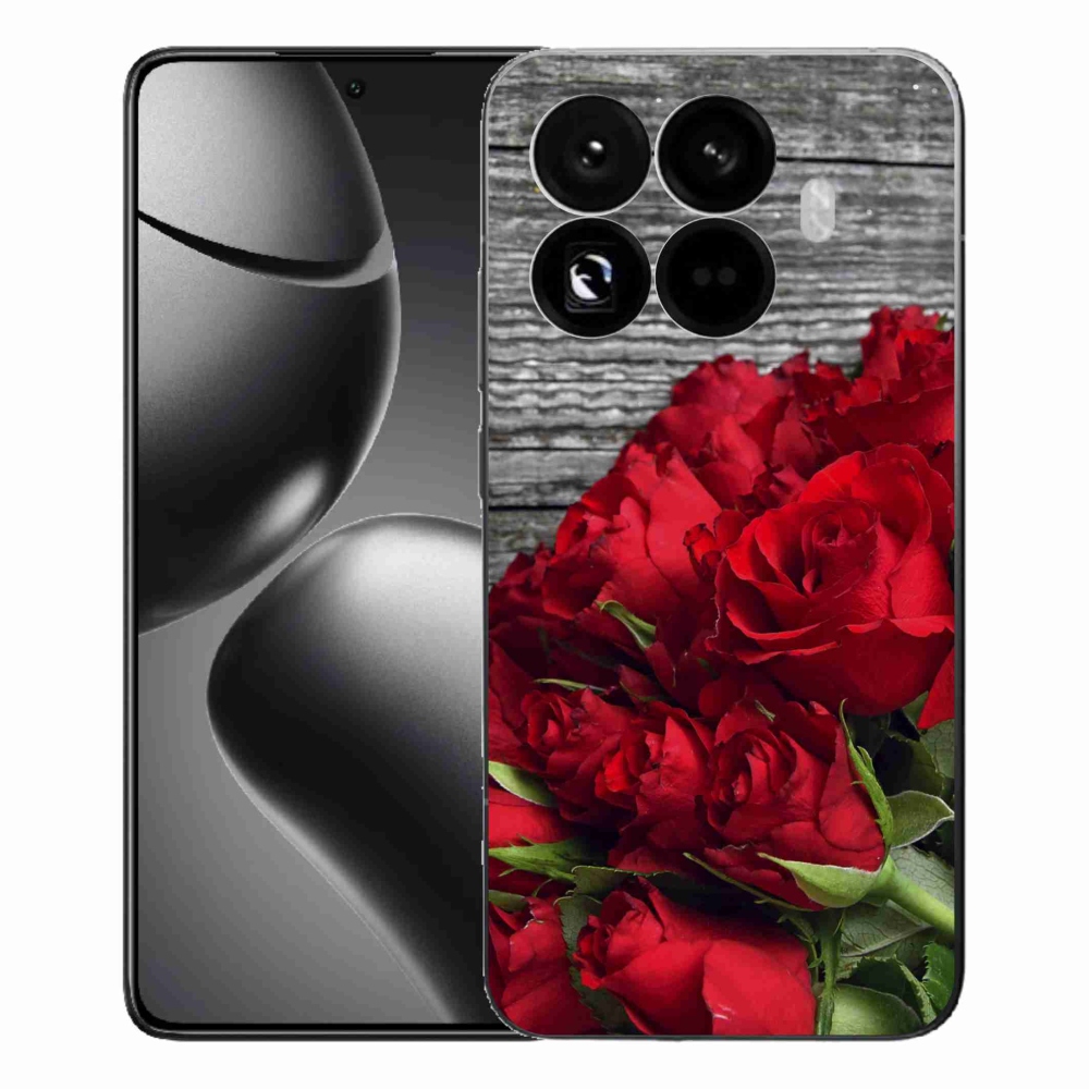 Gélový kryt mmCase na Xiaomi 15T Pro - červené ruže