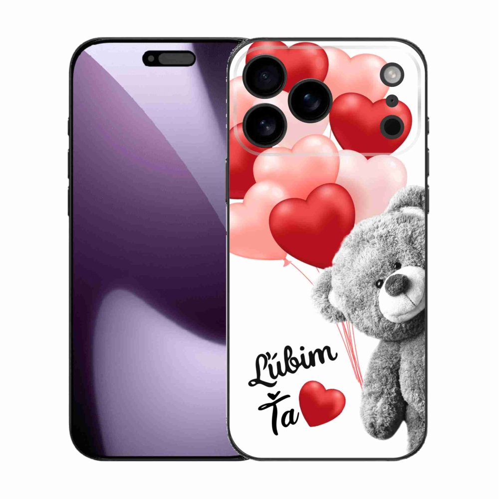 Gélový kryt mmCase na iPhone 17 Pro Max - ľúbim ťa sk
