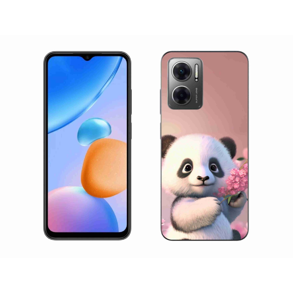 Gélový kryt mmCase na Xiaomi Redmi 10 5G - roztomilá panda