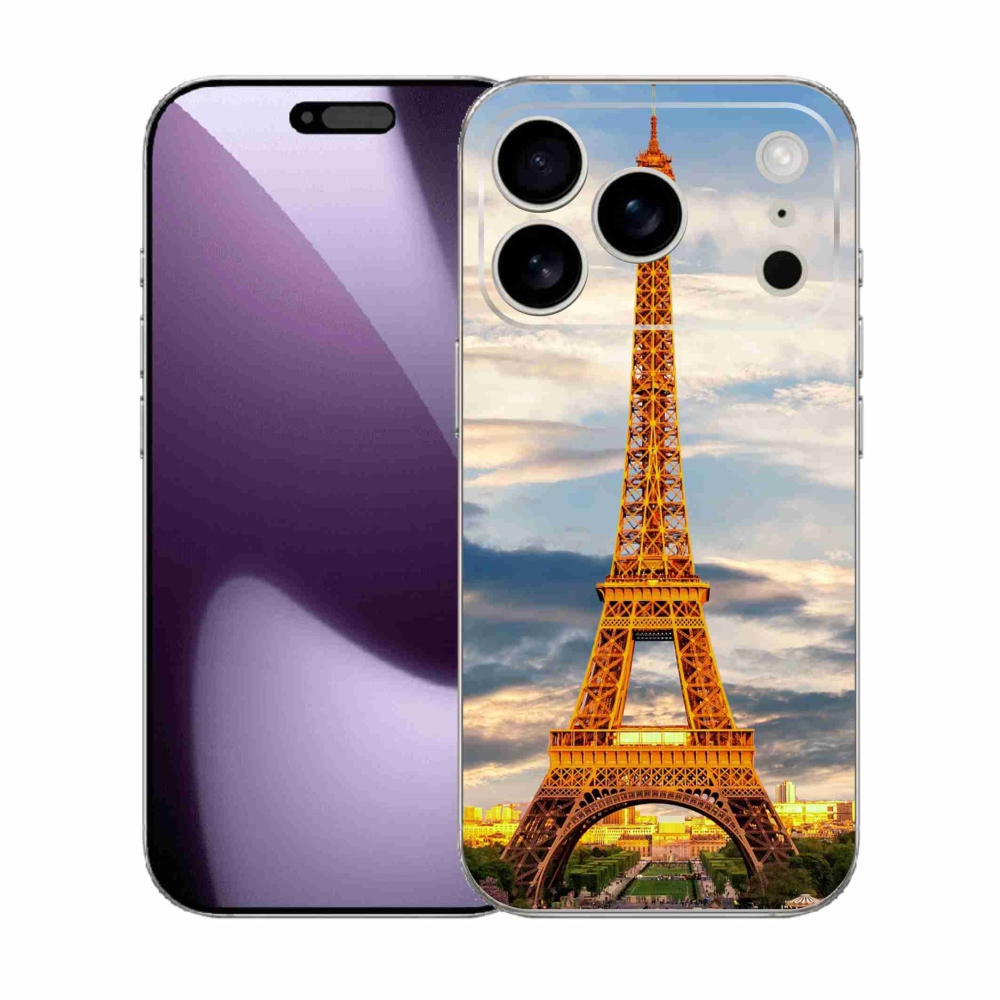 Gélový kryt mmCase na iPhone 17 Pro - eiffelova veža 3
