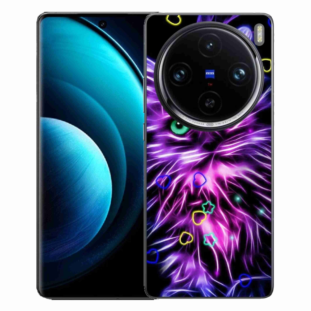 Gélový kryt mmCase na Vivo X100 Pro 5G - abstraktná mačka