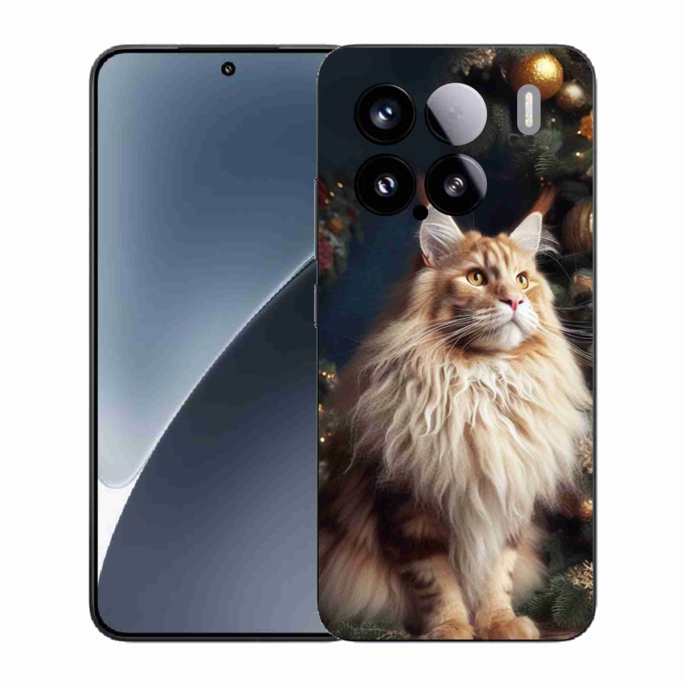 Gélový kryt mmCase na Xiaomi 15 - mačka pri stromčeku