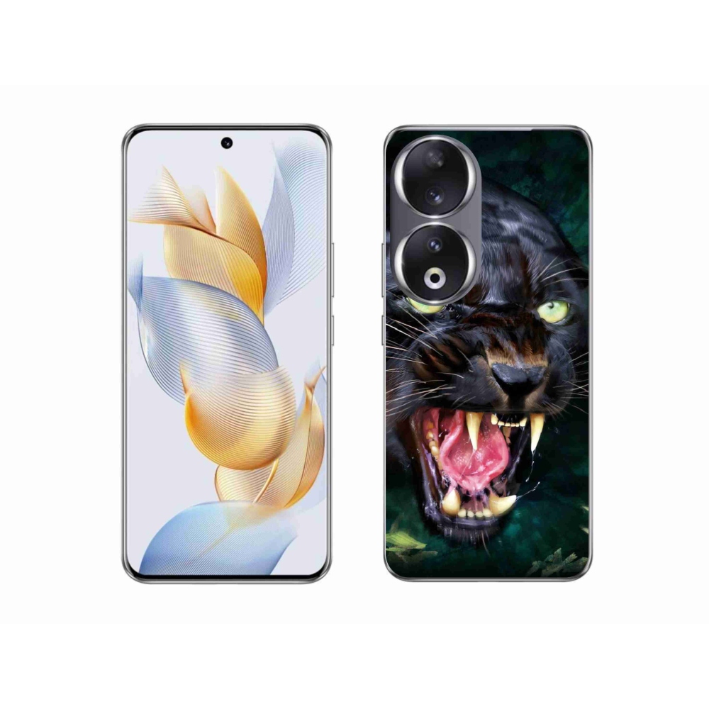 Gélový kryt mmCase na Honor 90 - rozzúrený čierny panter