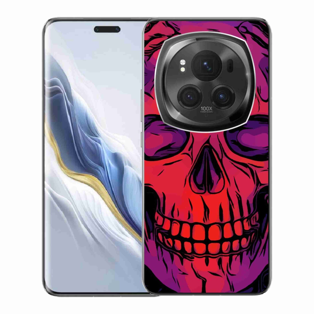 Gélový obal mmCase na Honor Magic 6 Pro 5G - lebka