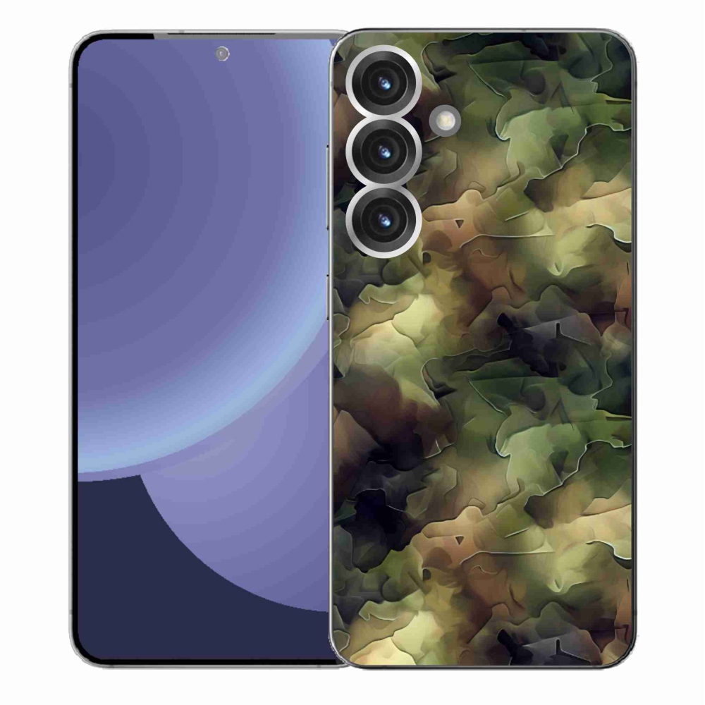 Gélový kryt mmCase na Samsung Galaxy S25+ - maskáčový vzor 10