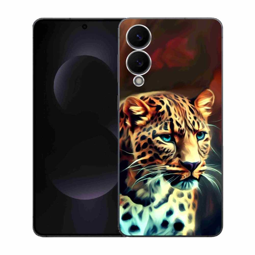 Gélový kryt mmCase na Samsung Galaxy S25 Edge - leopard