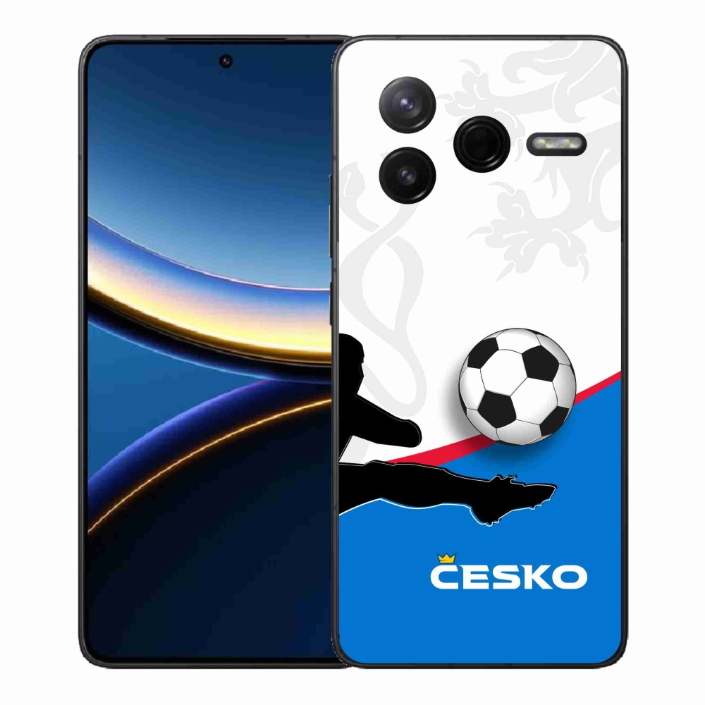 Gélový kryt mmCase na Xiaomi Poco F7 Pro - futbal Česko 3