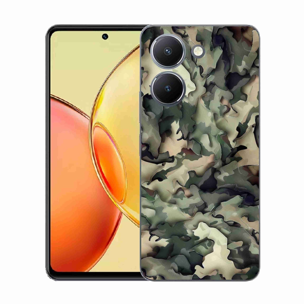 Gélový kryt mmCase na Vivo Y36 - maskáčový vzor 9