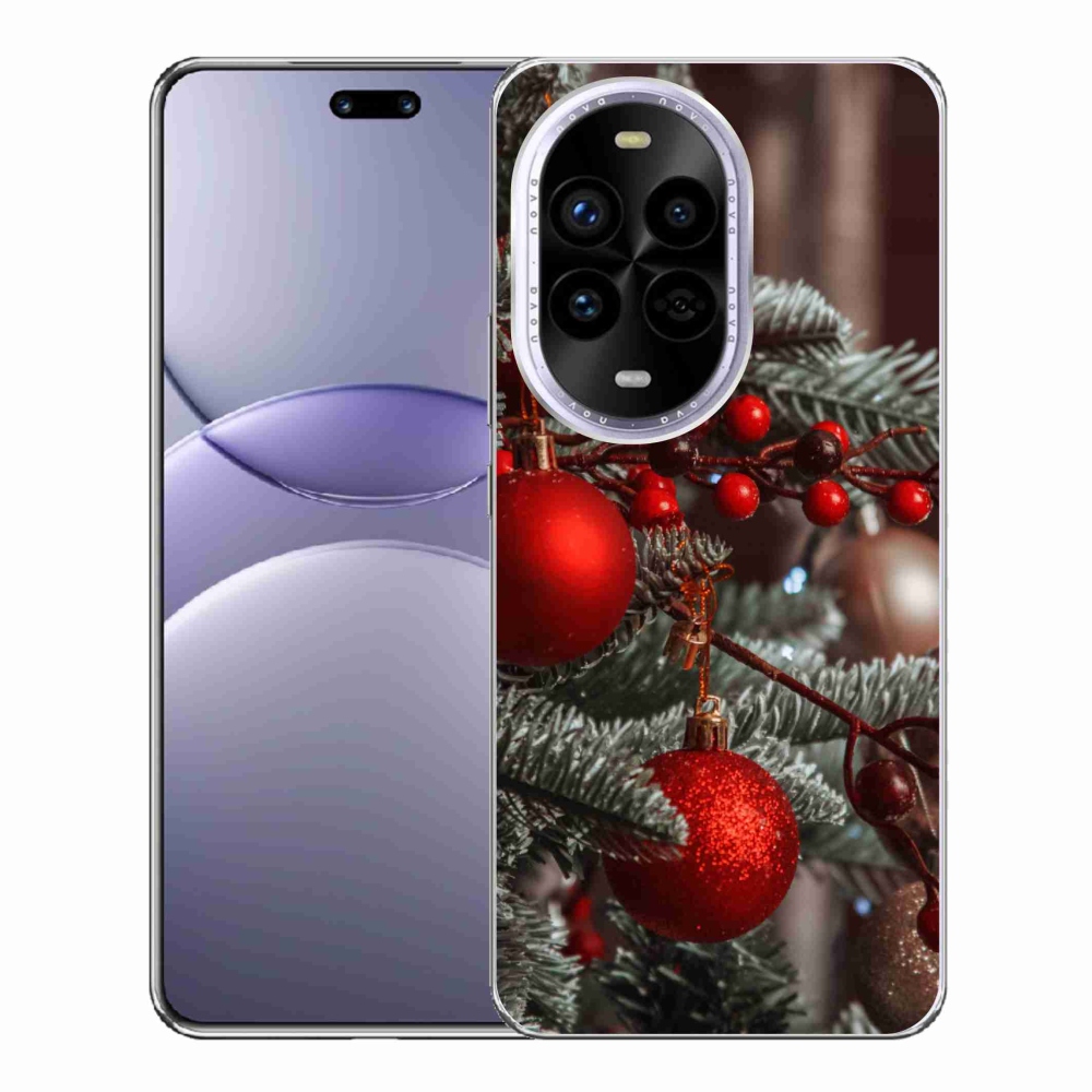 Gélový kryt mmCase na Huawei Nova 13 Pro 5G - vianočné ozdoby 2