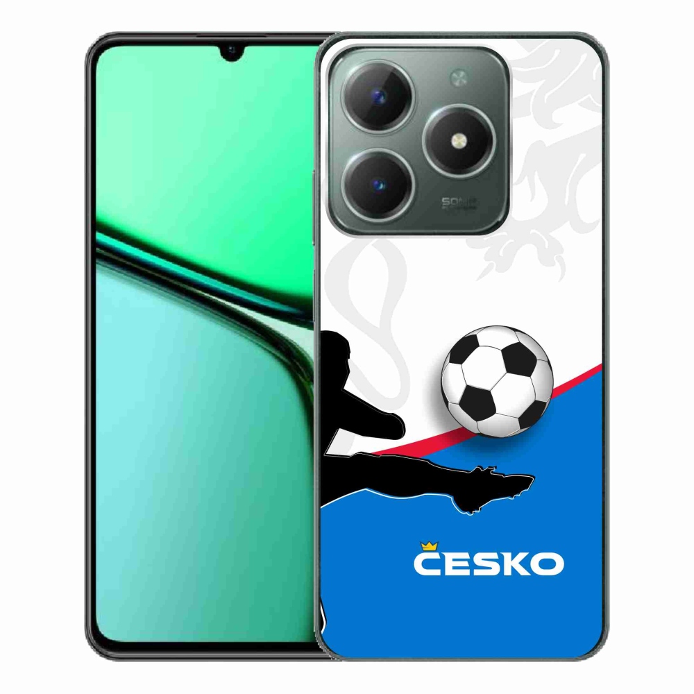 Gélový kryt mmCase na Realme C61 - futbal Česko 3