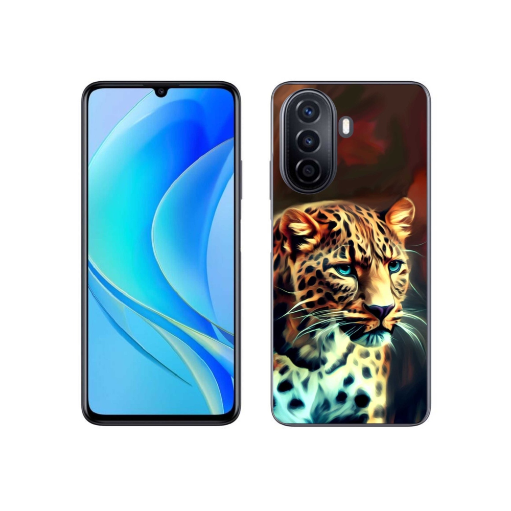 Gélový kryt mmCase na Huawei Nova Y70 - leopard