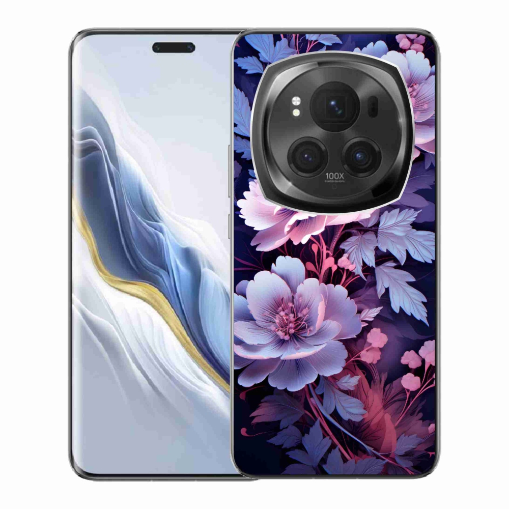 Gélový kryt mmCase na Honor Magic 6 Pro 5G - kvety 11