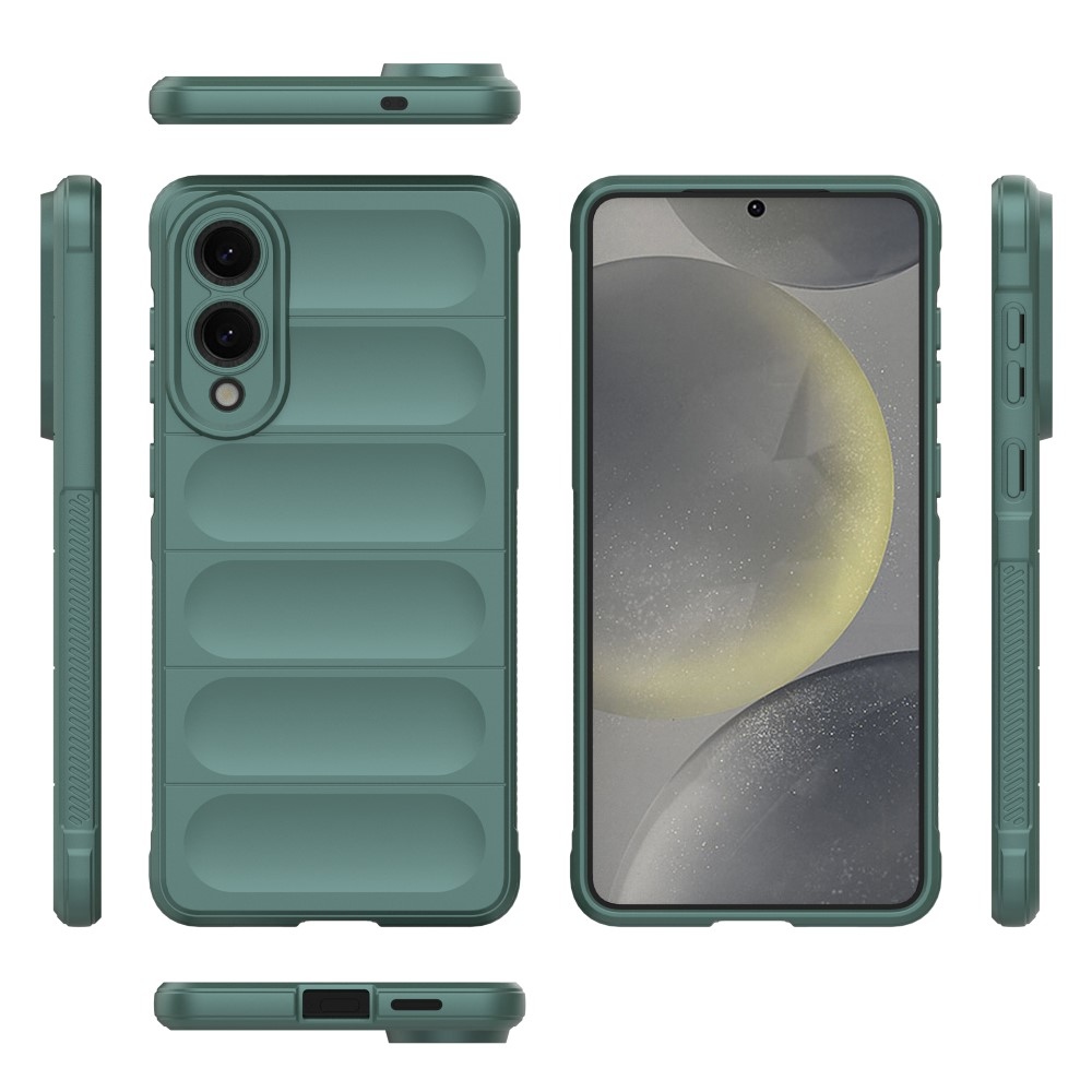 Rugg odolný gélový obal na Samsung Galaxy S25 Edge - zelený