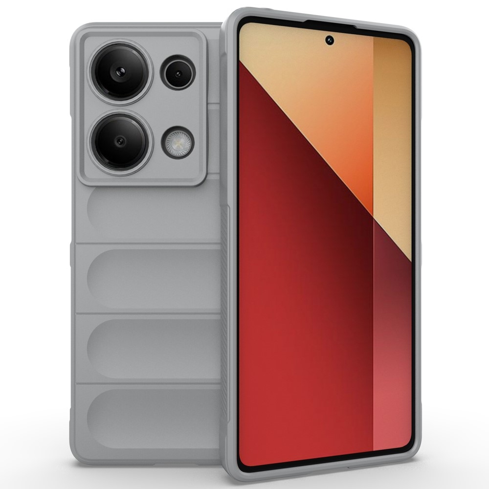 Rugg odolný gélový obal na Xiaomi Redmi Note 13 Pro 4G/Poco M6 Pro - svetlosivý