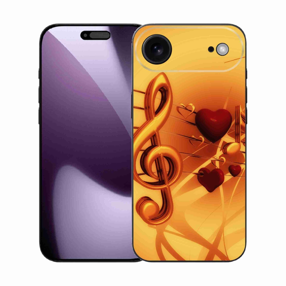 Gélový kryt mmCase na iPhone 17 Air - noty