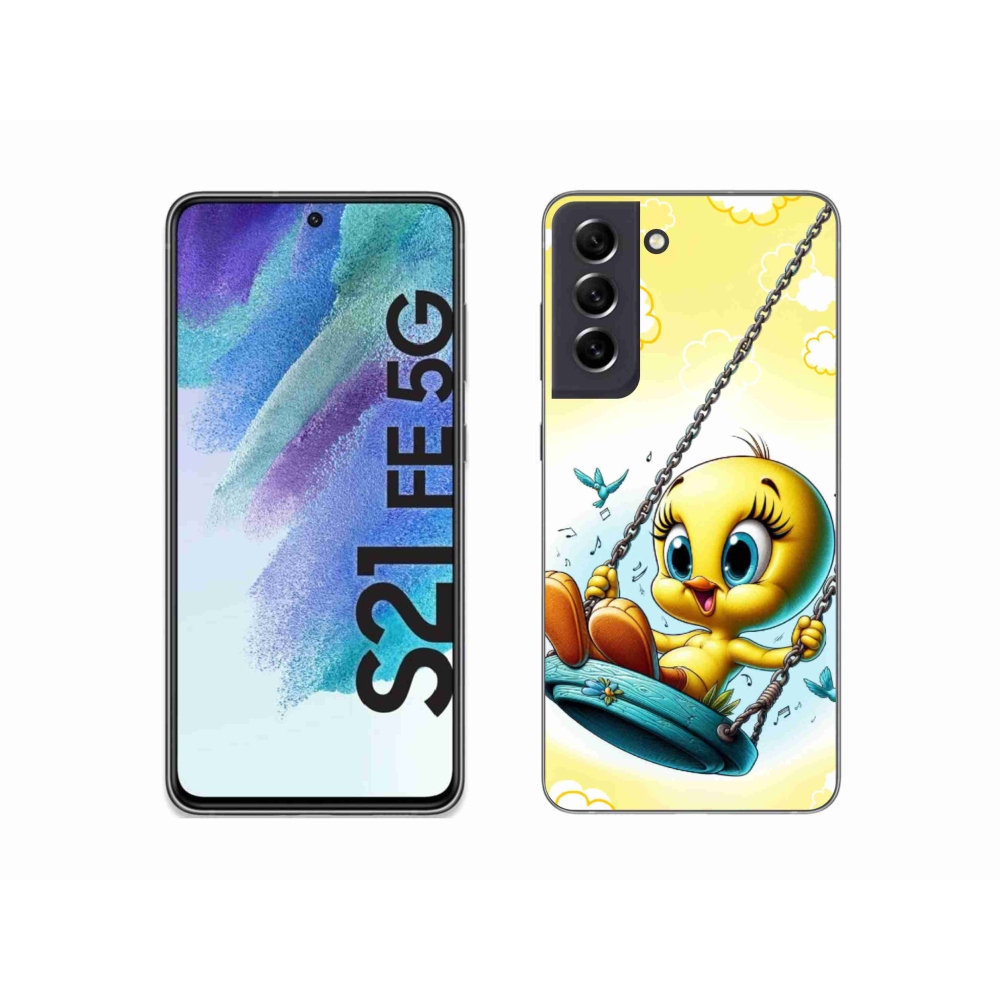 Gélový kryt mmCase na Samsung Galaxy S21 FE 5G - tweety