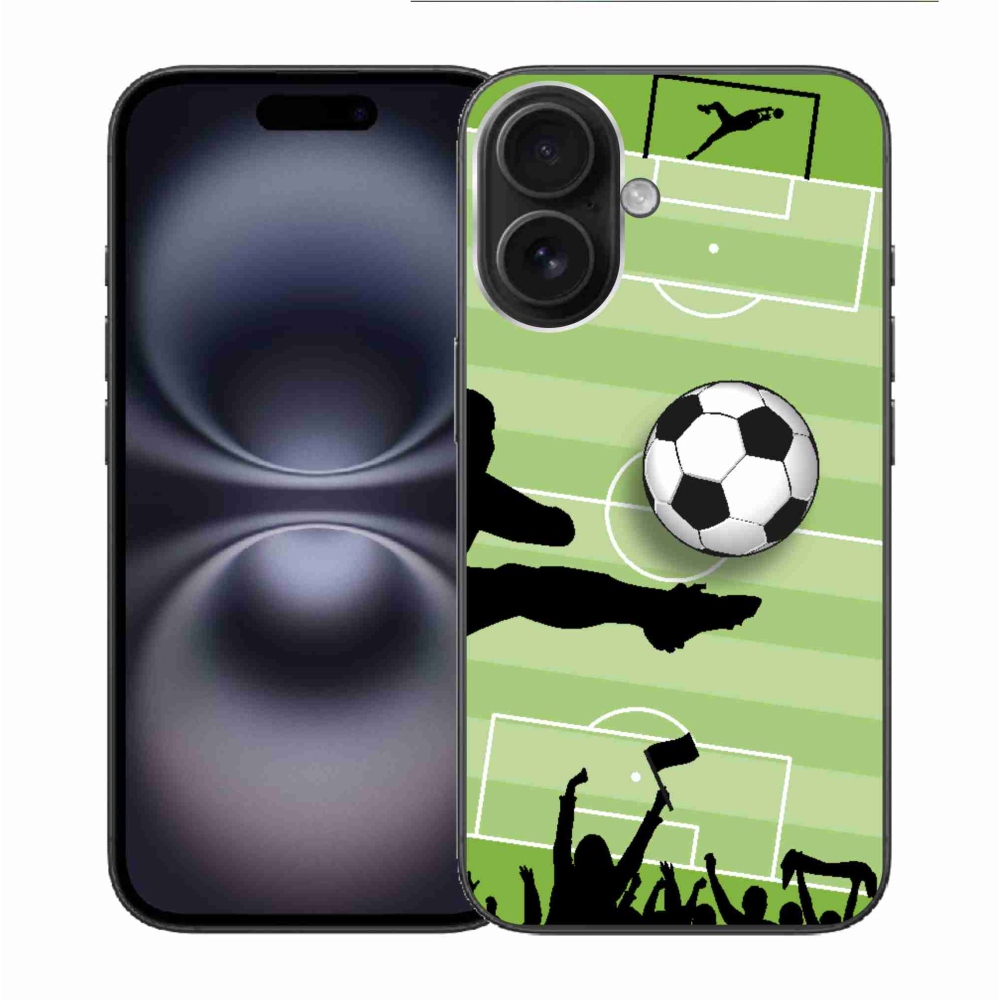 Gélový kryt mmCase na iPhone 16 - futbal 3