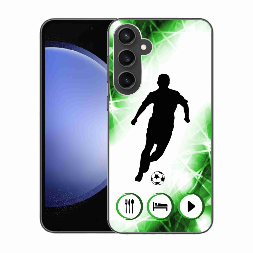 Gélový kryt mmCase na Samsung Galaxy S23 FE - futbalista