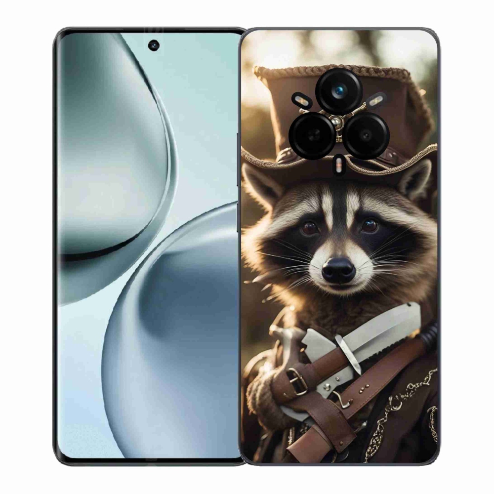 Gélový kryt mmCase na Realme 14 Pro+ 5G - mýval v uniforme