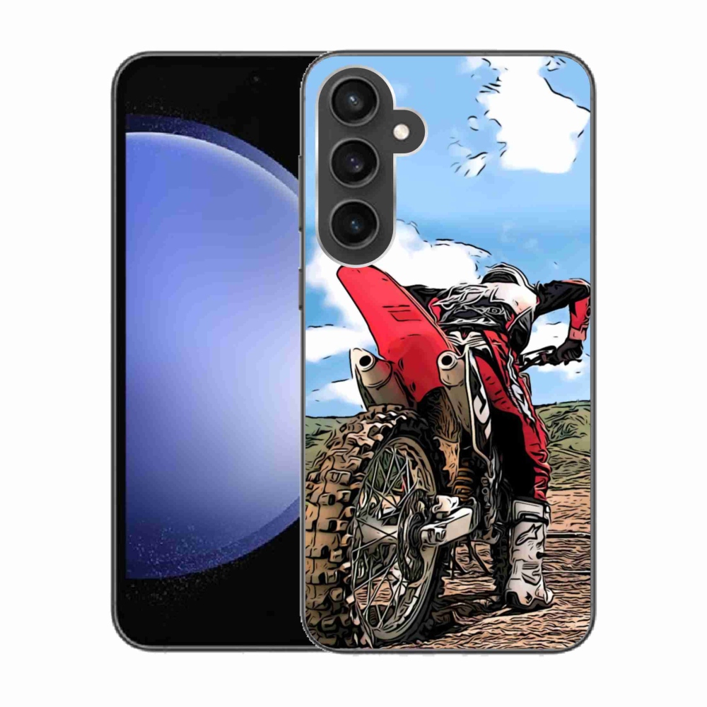 Gélový kryt mmCase na Samsung Galaxy S23 FE - moto