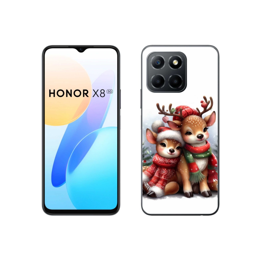 Gélový kryt mmCase na Honor X8 5G/70 Lite 5G - vianočné soby
