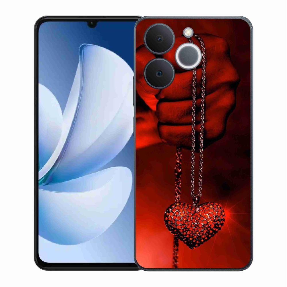 Gélový kryt mmCase na Realme Note 70T - náhrdelník