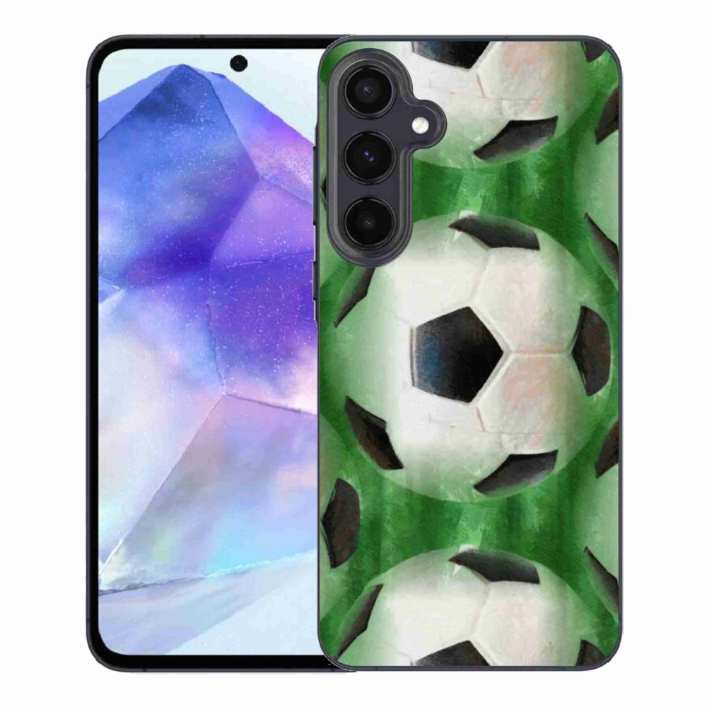 Gélový kryt mmCase na Samsung Galaxy A55 5G - futbalová lopta