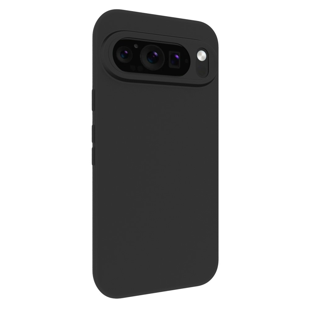 Matný gélový obal na Google Pixel 9/9 Pro - čierny