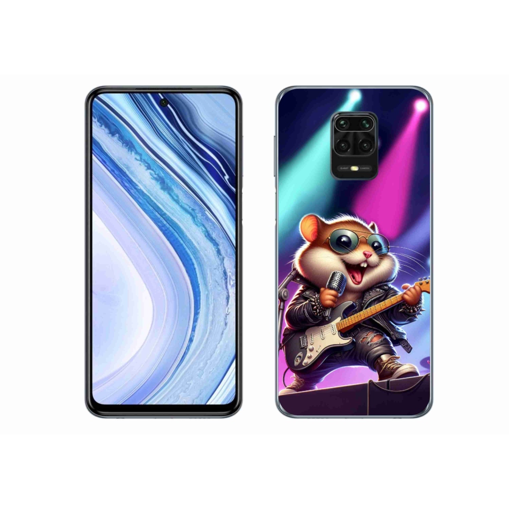 Gélový kryt mmCase na Xiaomi Redmi Note 9S - škrečok rocker