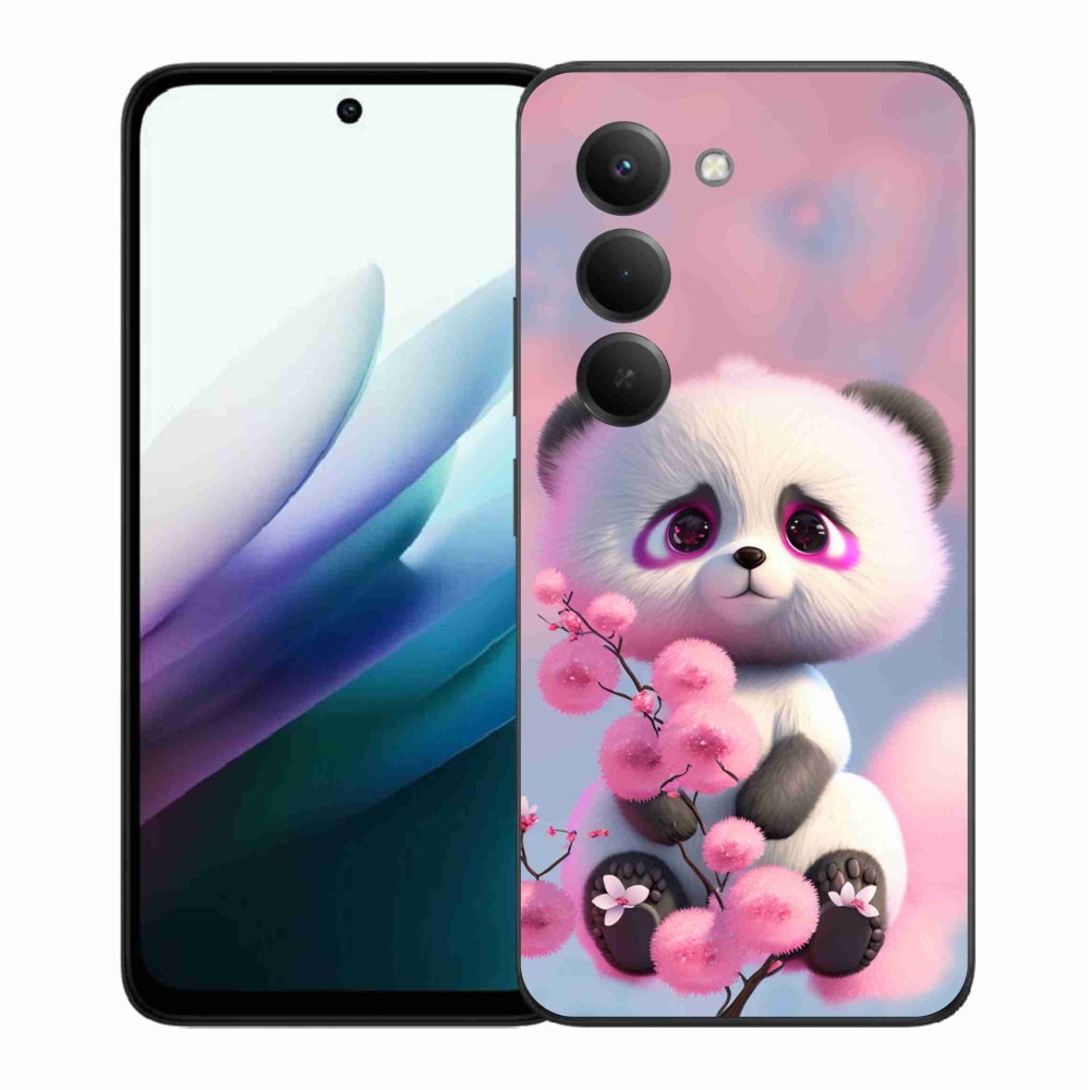Gélový kryt mmCase na Xiaomi Redmi 15 4G/5G (171mm) - roztomilá panda 1