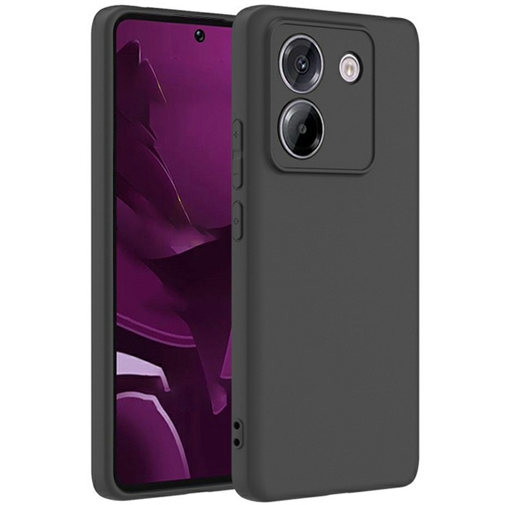 Matný gélový obal na Xiaomi Poco M7 Pro 5G - čierny